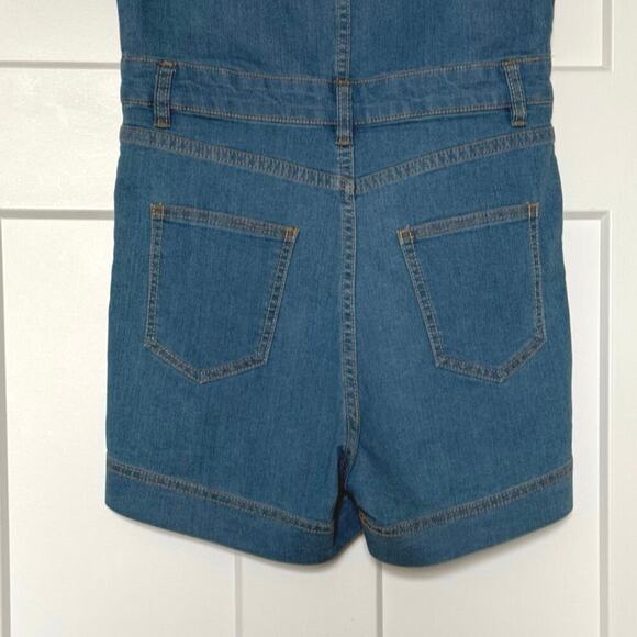 NWOT Lost Muse Womens Size Eight Denim Romper - Picture 6 of 7
